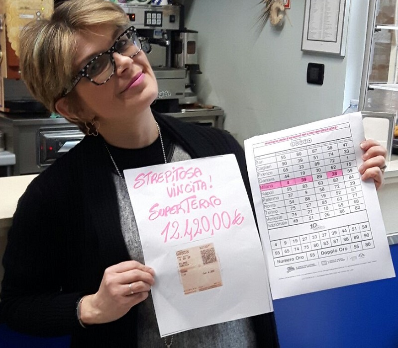 Vincita al Lotto: terno secco da 12.420 euro a Vercelli