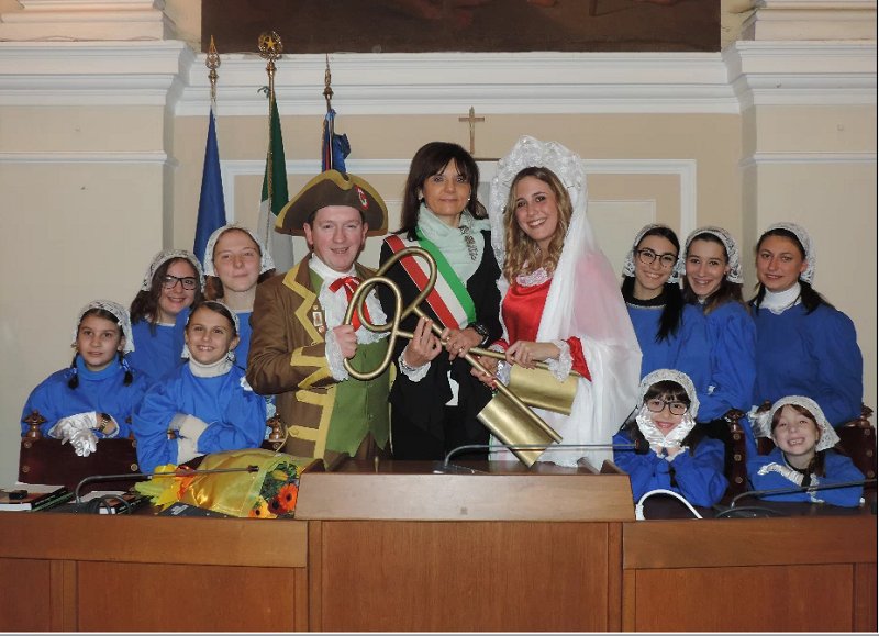 Carnevale Vercelli Regnano Bicciolano e Bela Majin