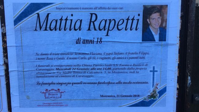 Influenza fatale: muore 18enne bergamasco