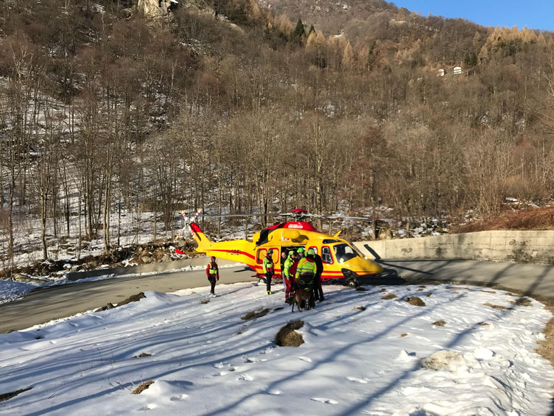 Trauma cranico per una sciatrice dodicenne ad Alagna
