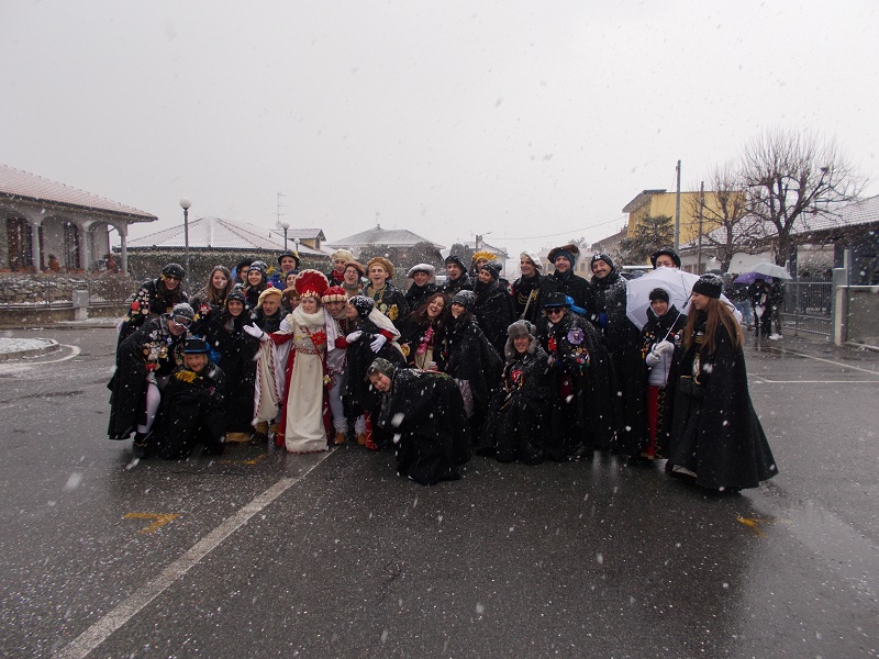 Carnevale Tronzano sotto la neve