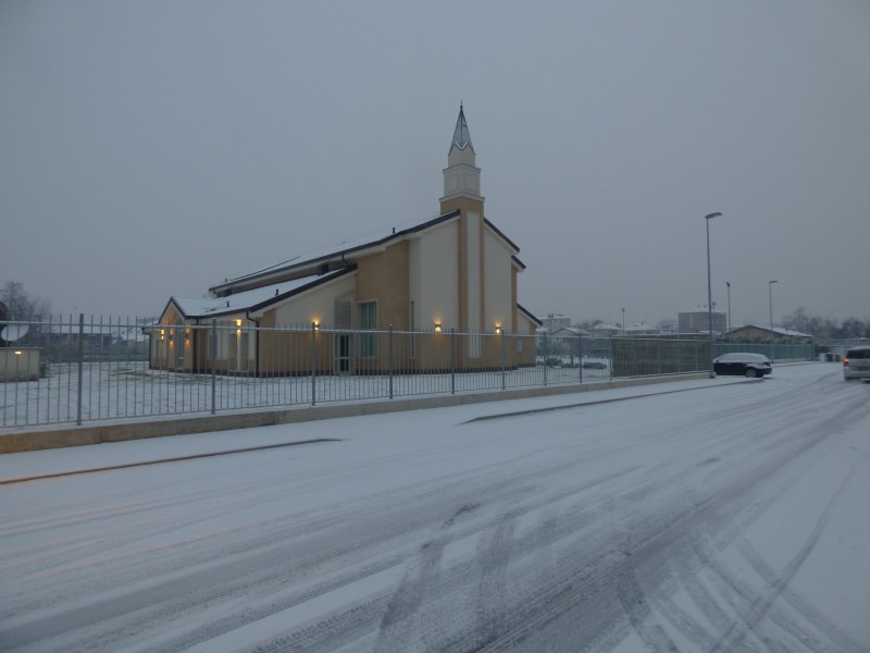 Neve a Vercelli: al Concordia strade gelate
