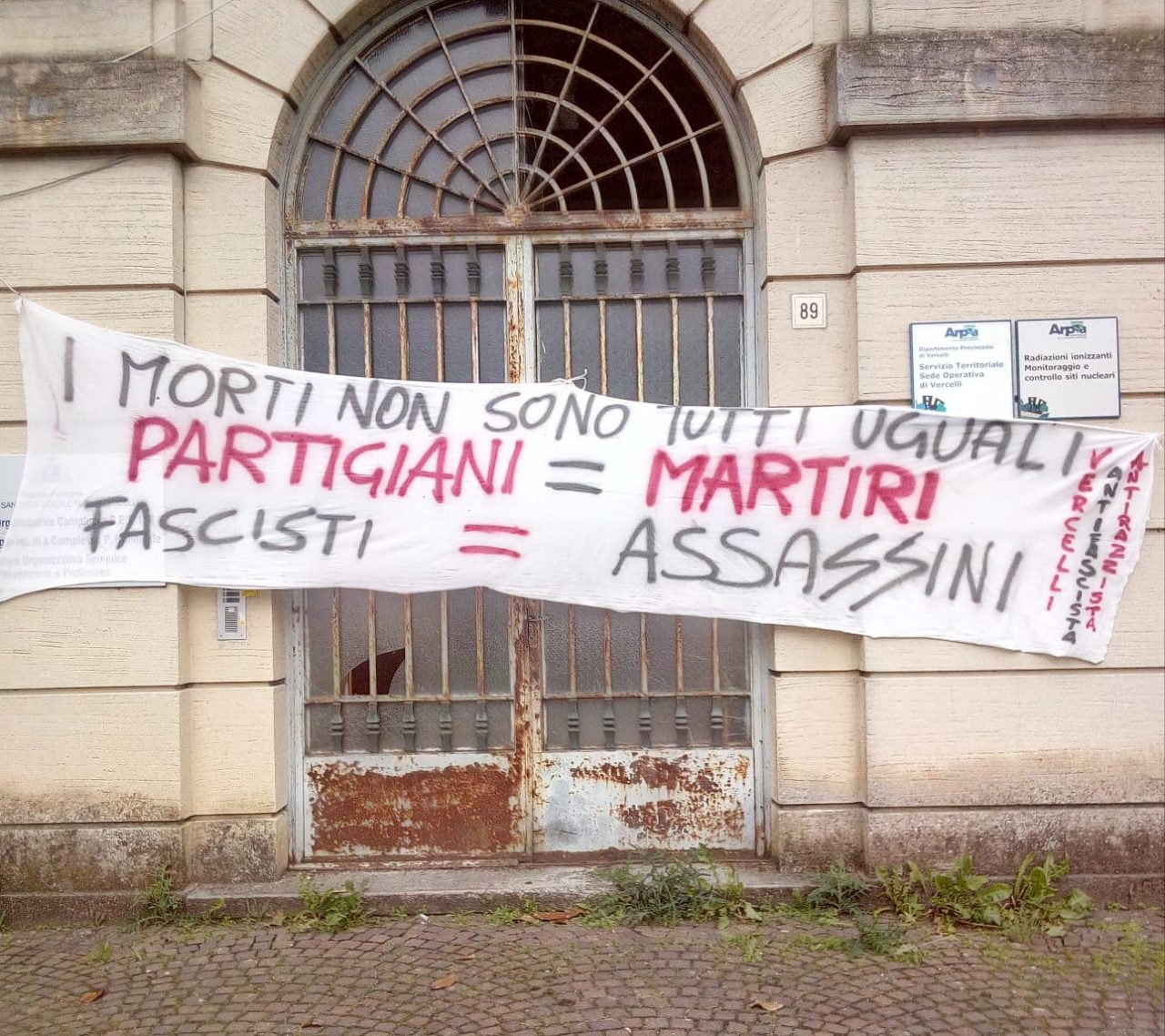La provocazione degli antifascisti
