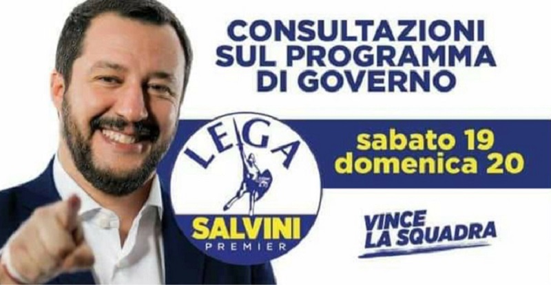 Governo gialloverde: “referendum” leghista