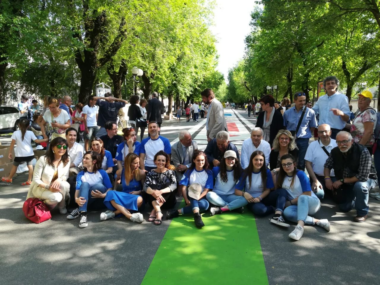 Dipendenti Amazon all’inaugurazione del Risegno