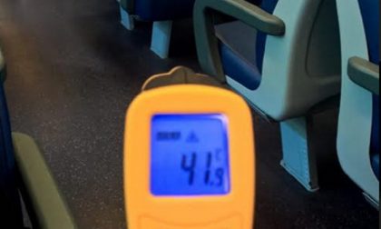 Sauna ferroviaria: 42 gradi sul treno dei pendolari