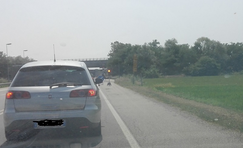 Traffico rallentato per lavori sulla Vercelli-Novara