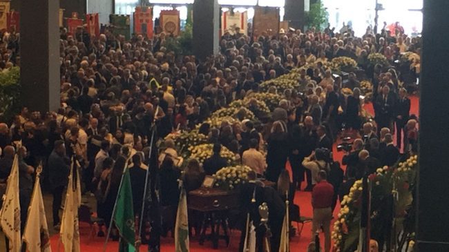 Crollo ponte Genova: i funerali di Stato