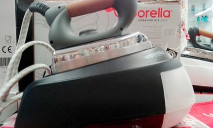 Modello Vaporella a rischio di ustione