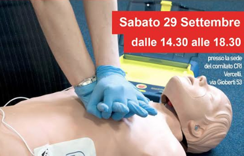 Uso defibrillatore: nuovo corso in Croce Rossa