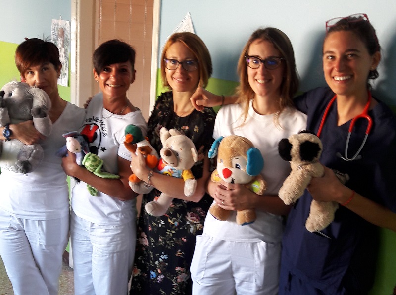 Peluche per Pediatria: 170 donati da Elleuno