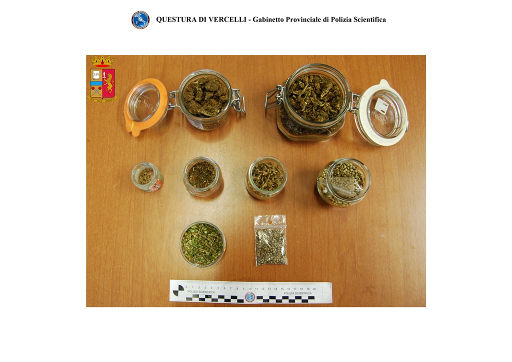 Droga in casa: denunciato un giovane