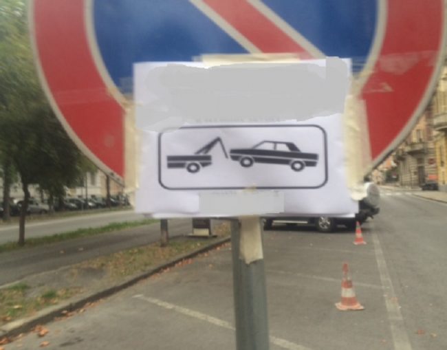 Tutti i divieti di sosta “straordinari” in vigore in città nella prima decade di novembre
