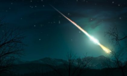 Meteorite al tramonto: il video del "bolide"