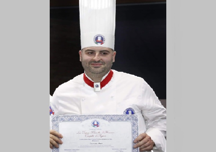 Chef trinese premiato con il “toque d’argento”