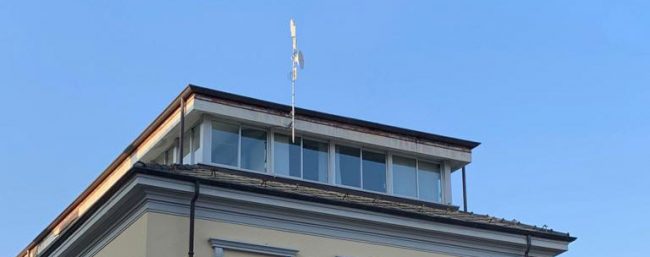 Telecamera per gli ufo sul municipio