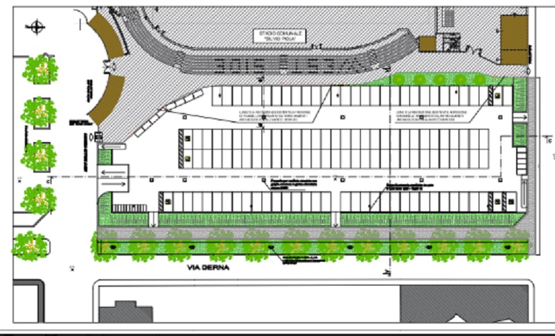 Nuovi parcheggi: approvato il progetto di via Derna