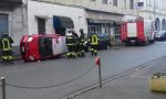 Auto ribaltata a San Germano