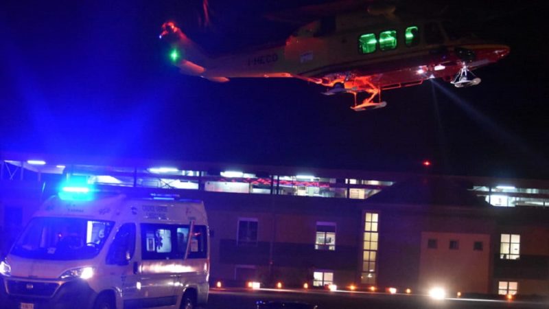 Incidente sul lavoro: operaio in codice rosso