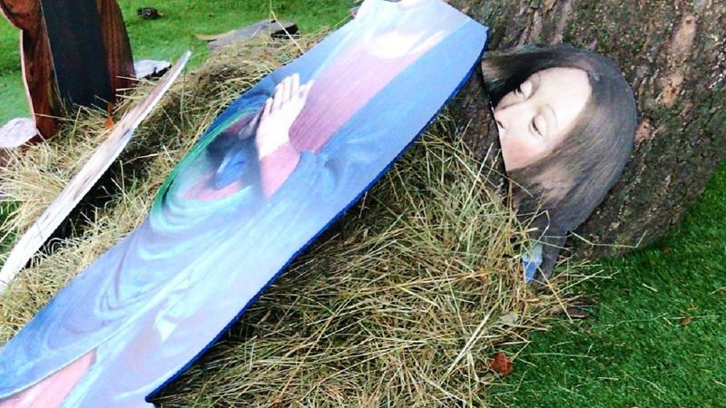 Madonna decapitata nel presepe di Varallo