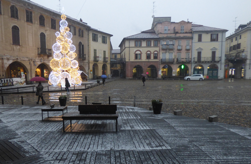 Prima neve a Vercelli – IL VIDEO