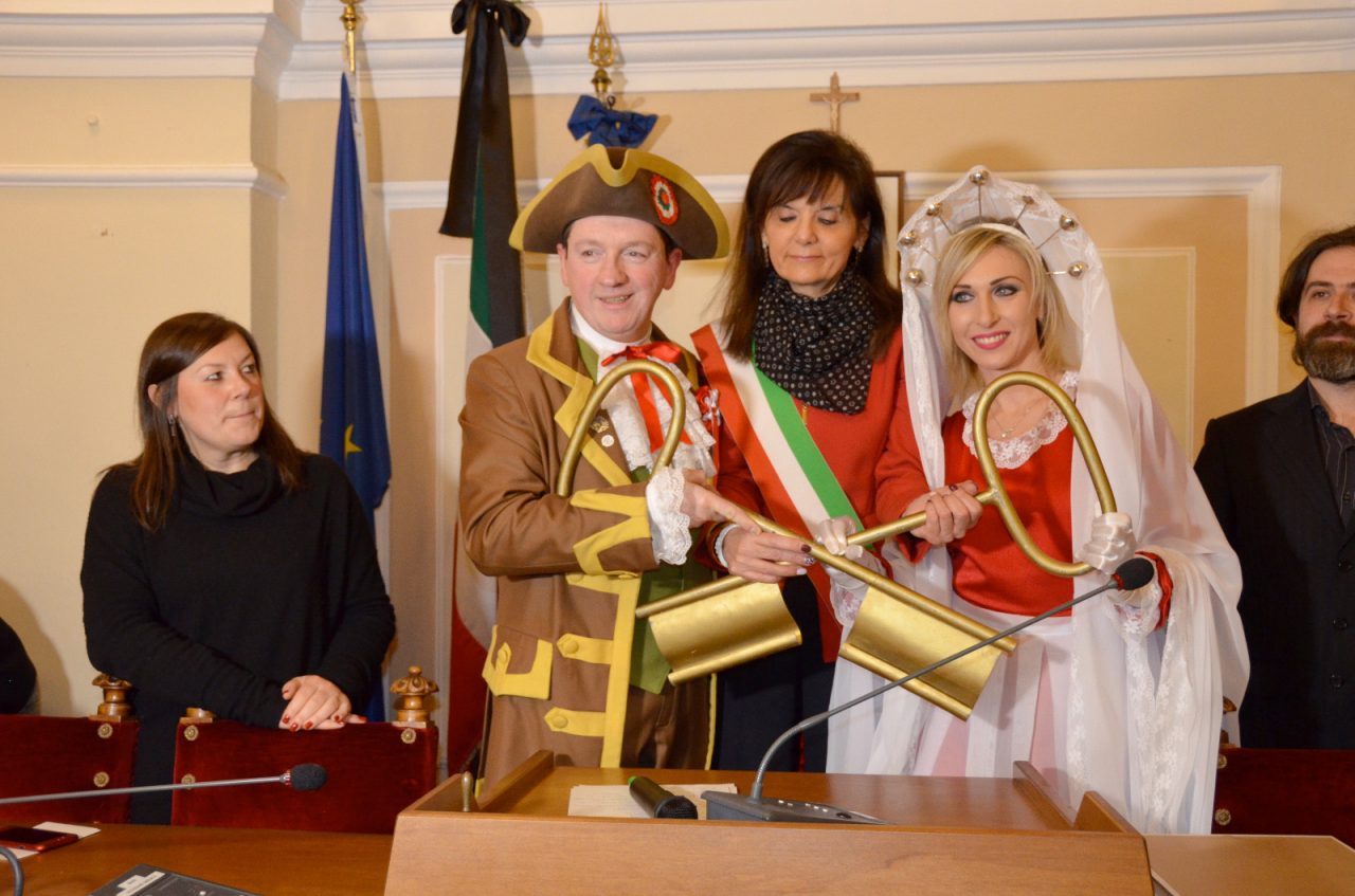 Carnevale di Vercelli: consegnate le chiavi della città
