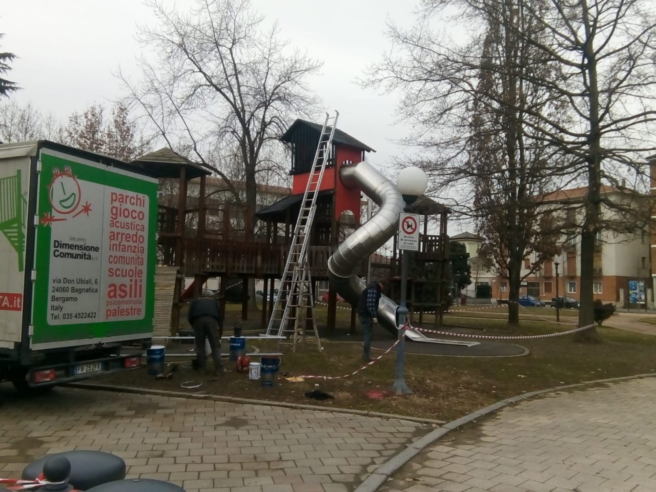 Parco Durandi Santhià: lavori in corso per riqualificarlo