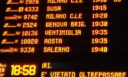 Caos Treni da Milano a Torino per incidente mortale