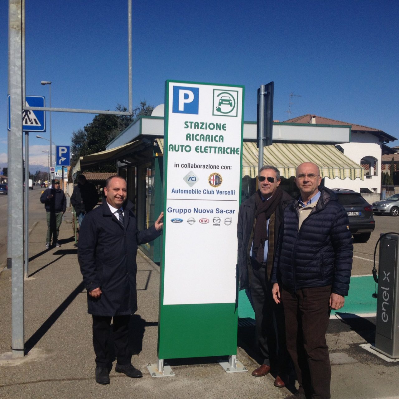 “Pole Station” a Caresanablot primo punto servizio ricarica