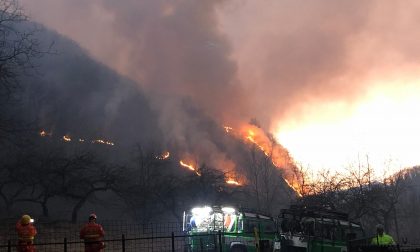 Incendio in Valsesia: partite le evacuazioni