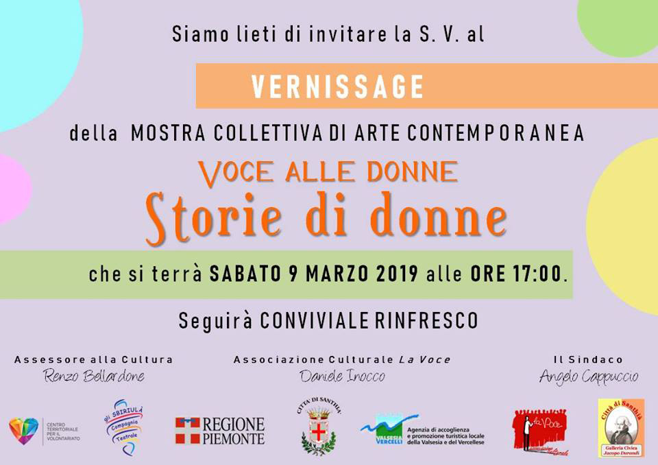 “Storie di Donne”: rassegna artistica