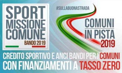 Sport Missione Comune 2019 e Comuni in Pista 2019: si parte