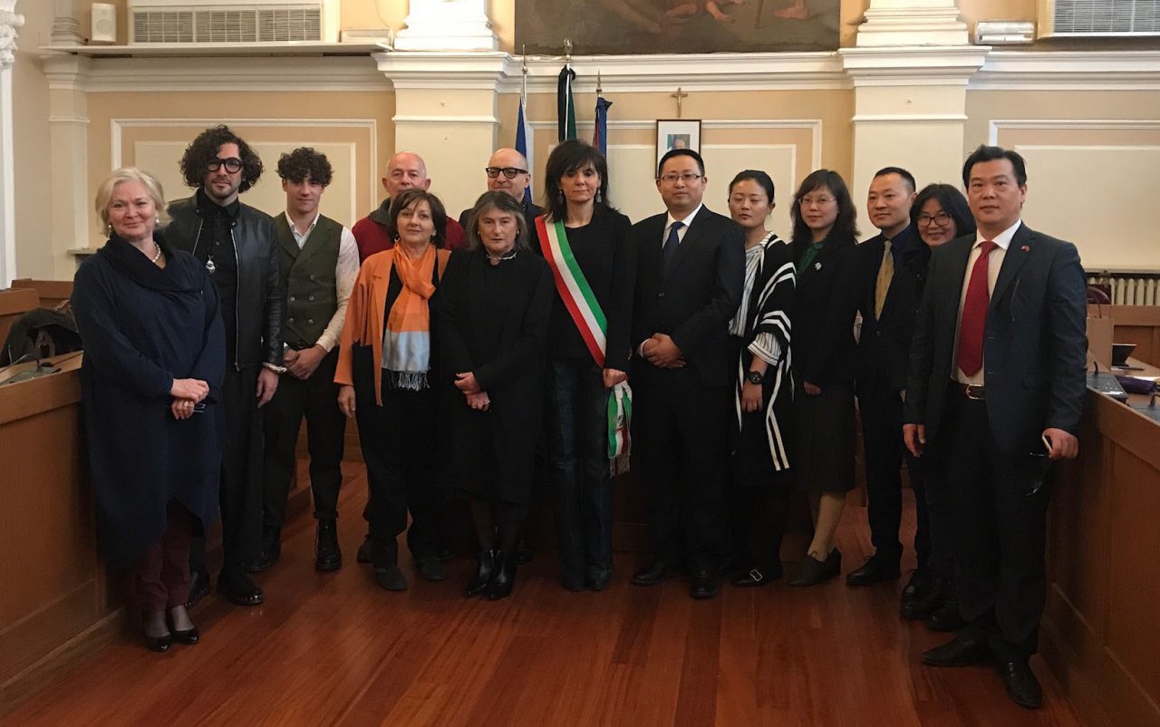 Studio Dieci: visita della delegazione di PengZhou