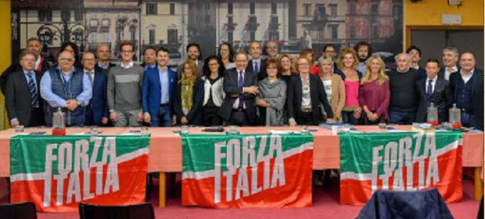 Comunali Vercelli 2019: la lista di Forza Italia