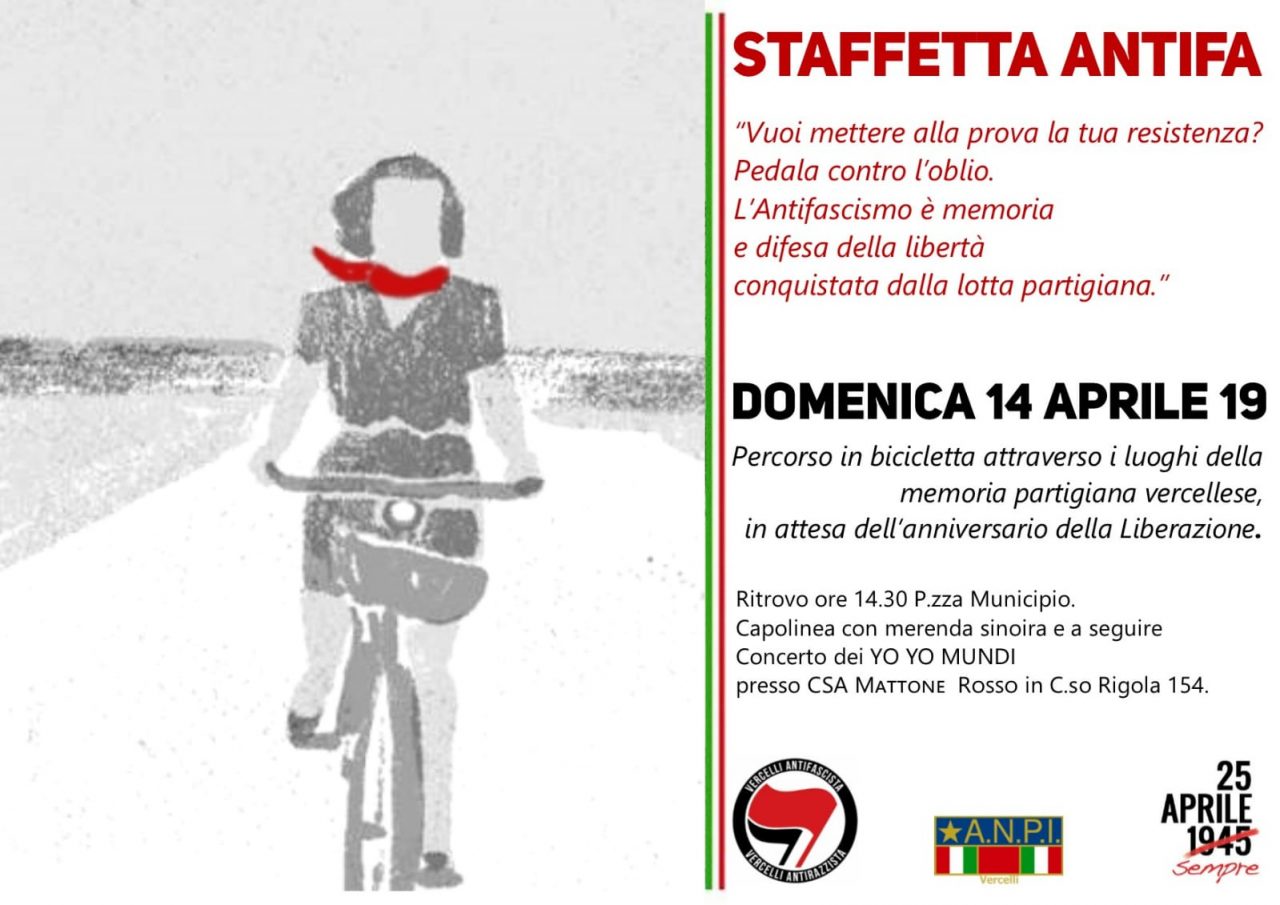 Staffetta antifascista: domenica la seconda edizione