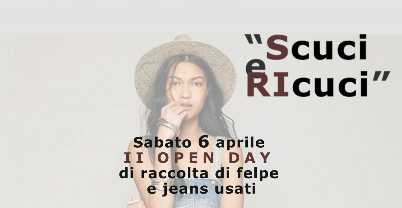 “Scuci e RIcuci”: open day sabato 6 aprile