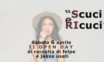 "Scuci e RIcuci": open day sabato 6 aprile