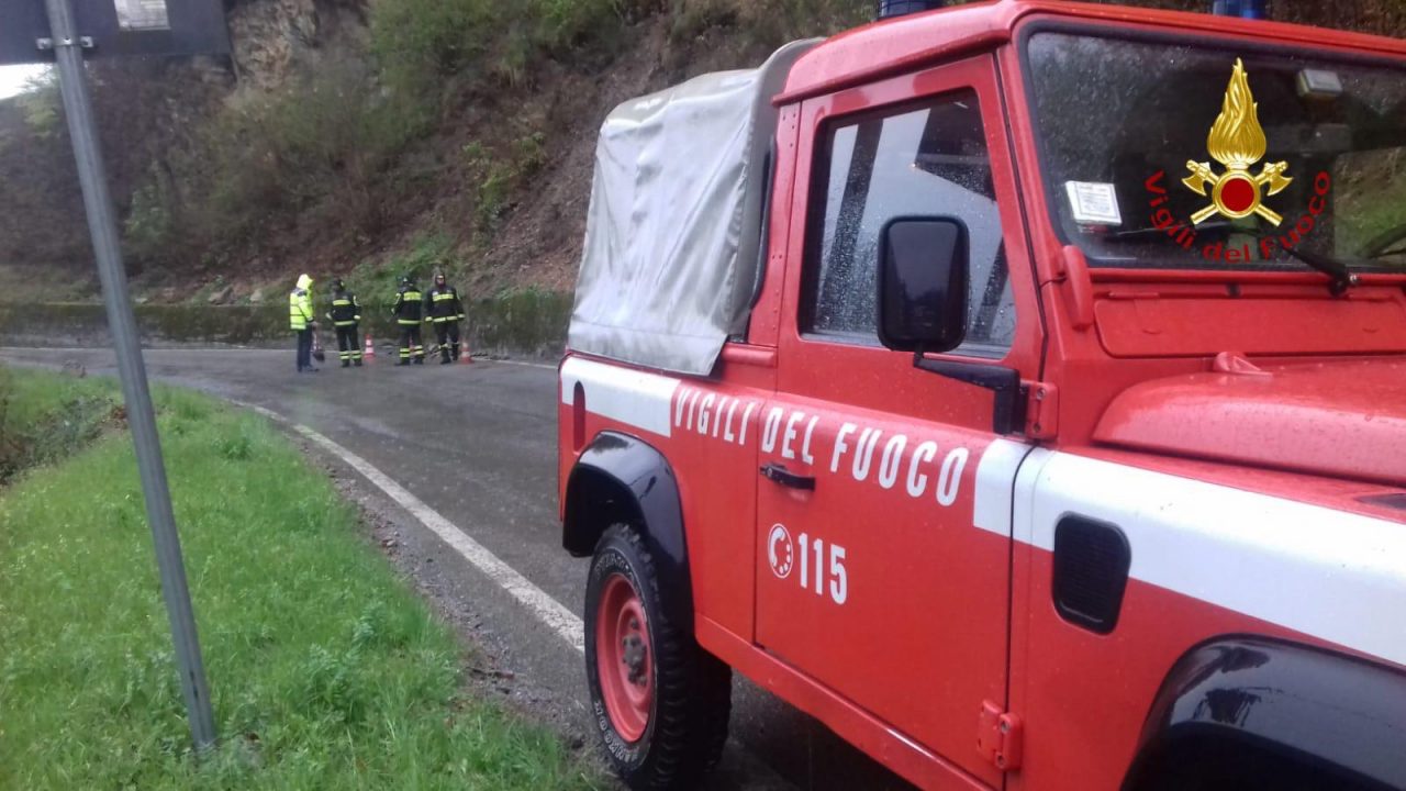 Maltempo: smottamento in Valsesia