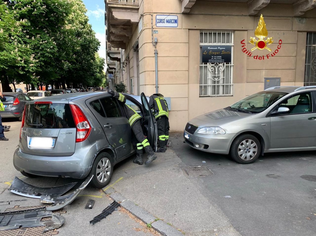 Incidente a Vercelli: una persona ferita