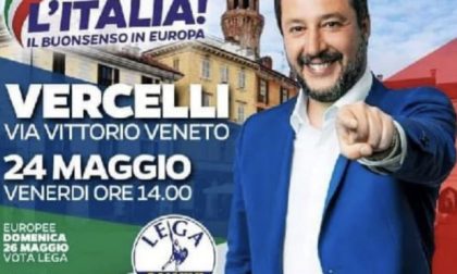 Salvini incontra i vercellesi