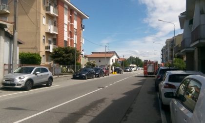 Emergenza in via Tagliamento a Santhià