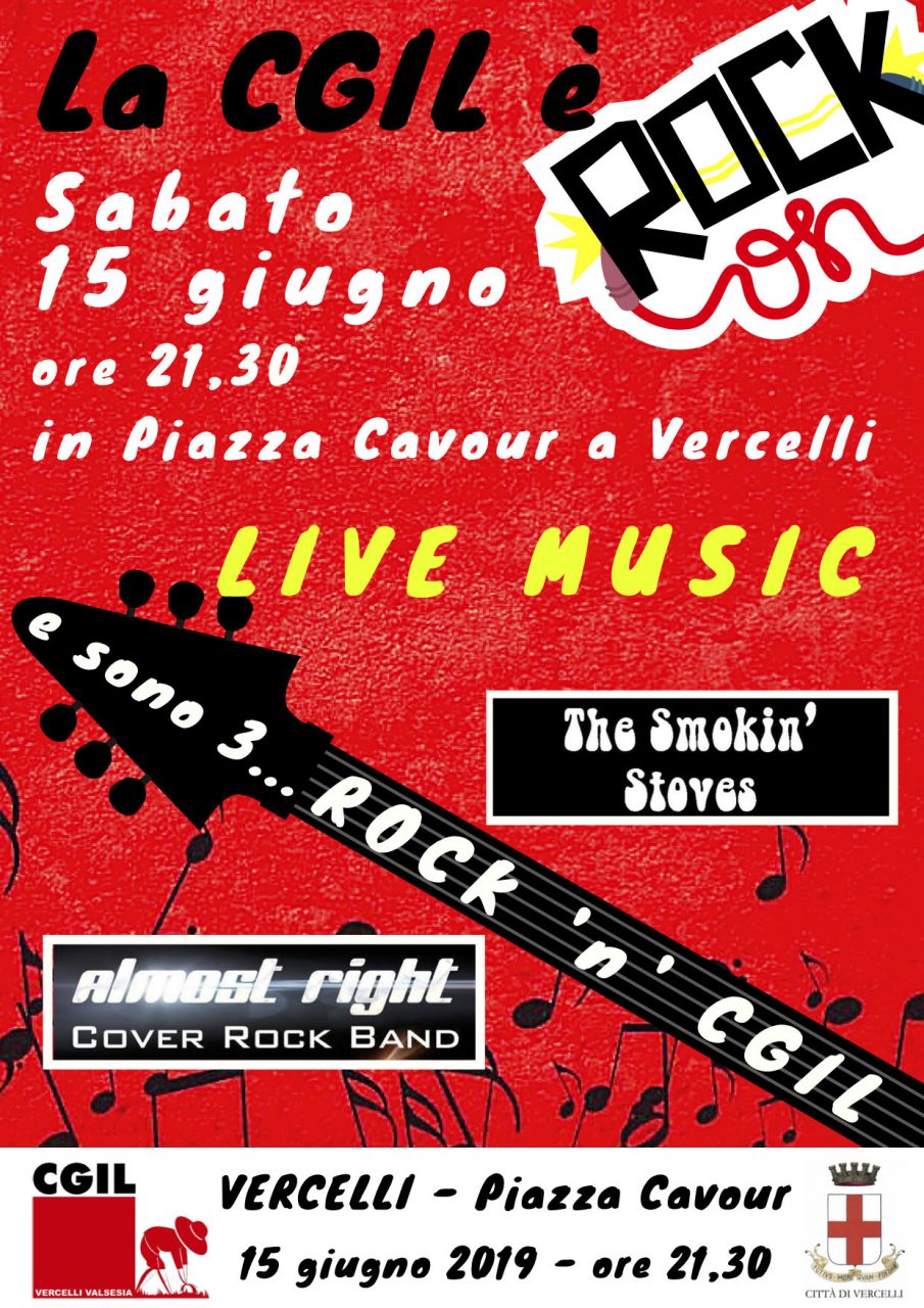 La CGIL è Rock: sabato 15 giugno 2019