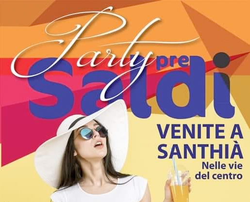 Santhià: Party pre Saldi, venerdì 5 luglio