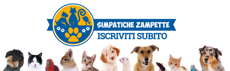 SIMPATICHE ZAMPETTE – Iscrivi il tuo amico anche con WhatsApp!