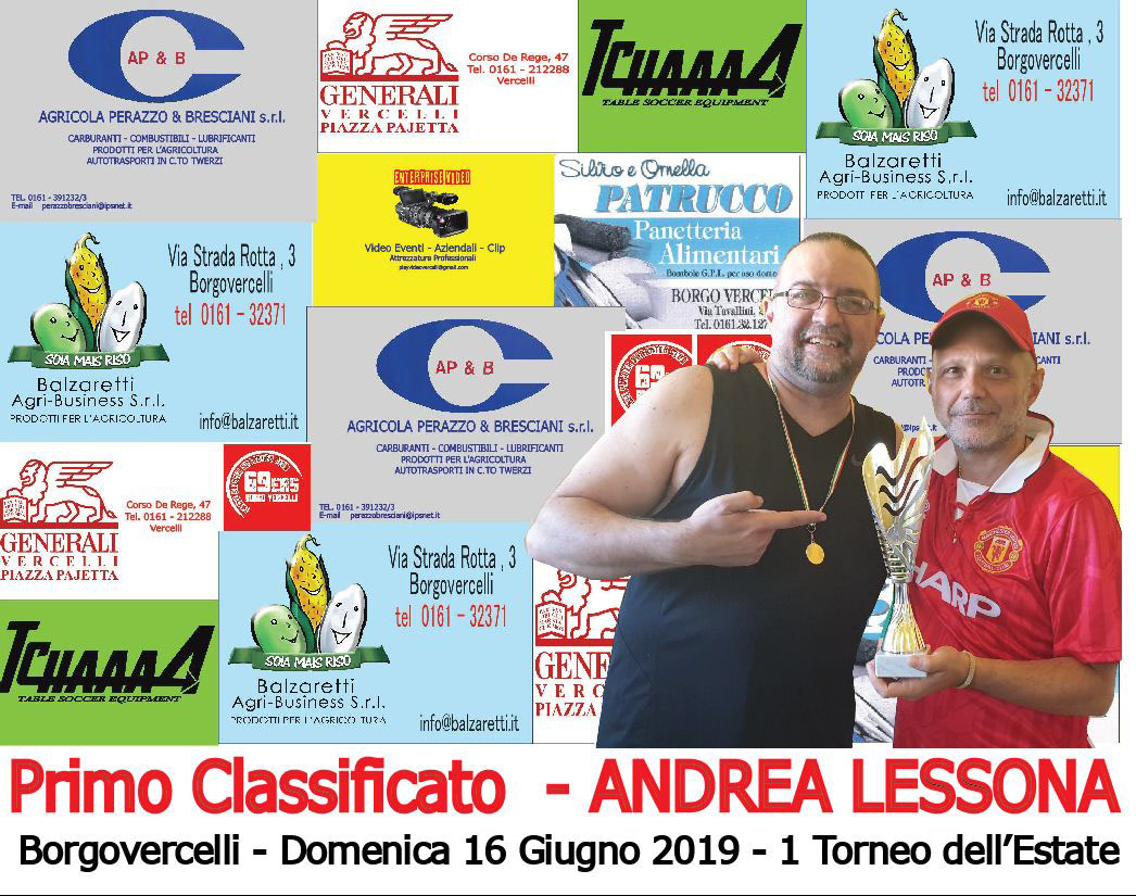 I Torneo dell’Estate di Subbuteo a Borgo Vercelli