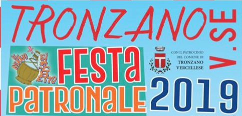 Tronzano Festa Patronale: dal 5 all’8 luglio