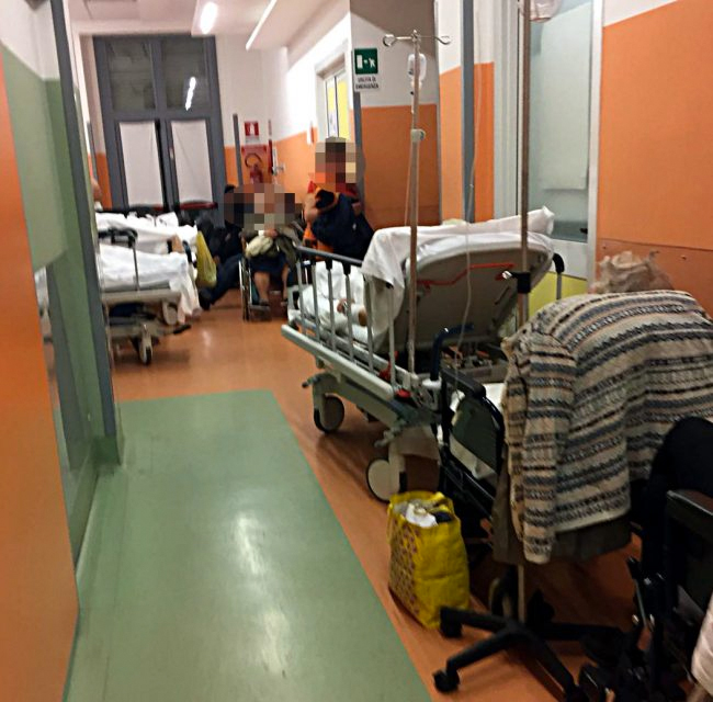 Abbandonato al Pronto Soccorso dalla figlia