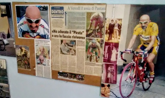 L’ultimo saluto a Giuseppe Andrini il “Pantani” vercellese