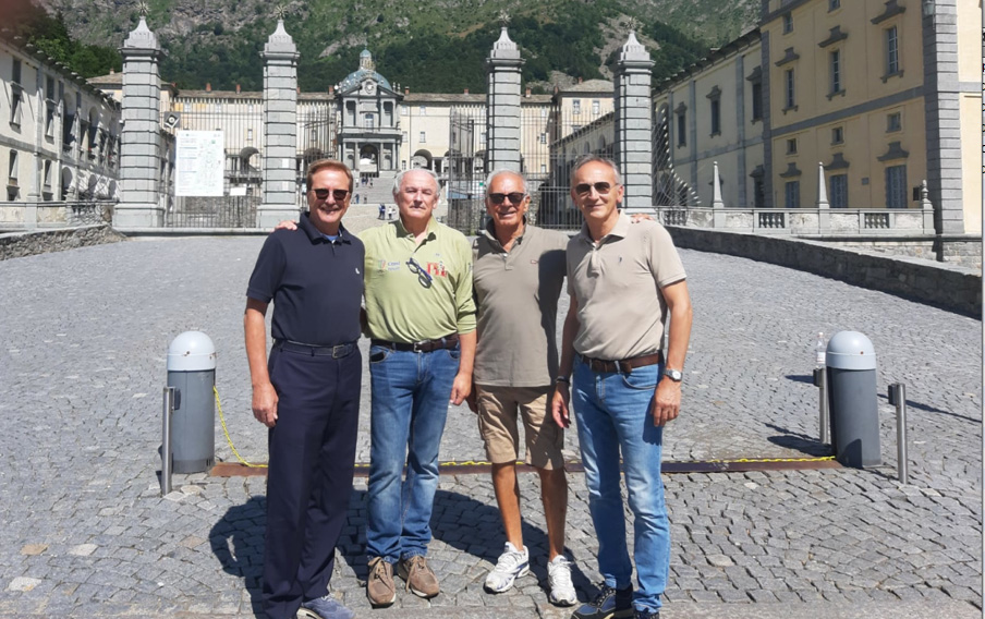 Percorso votivo per quattro vercellesi a Oropa