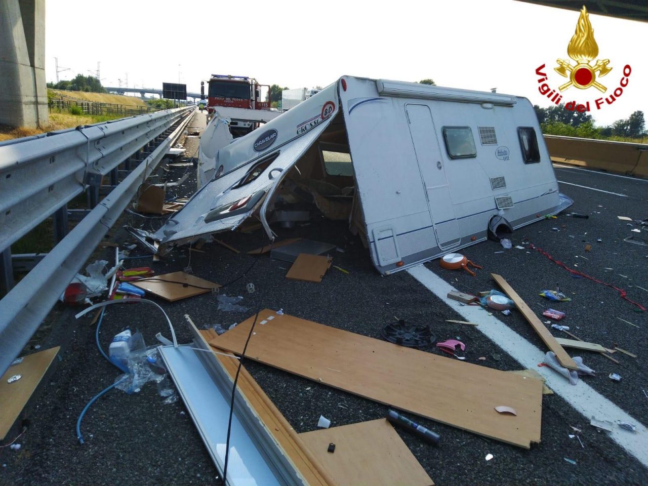 Scontro sull’A4: gravi danni ai mezzi e tanto spavento